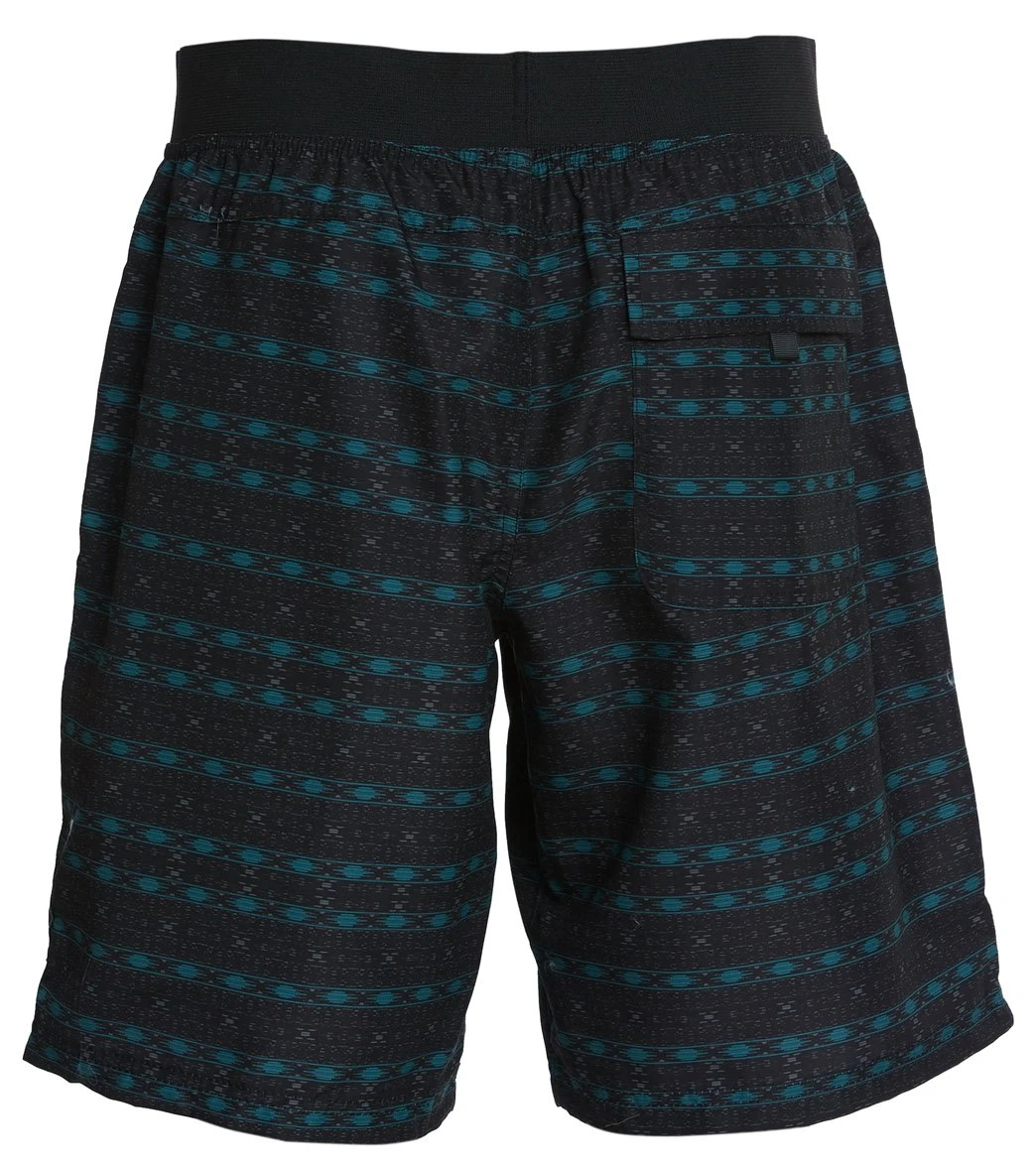PrAna Men's Mojo Yoga Shorts Black Cenote 4 PrAna Men's Mojo Yoga Shorts Black Cenote - Image 2