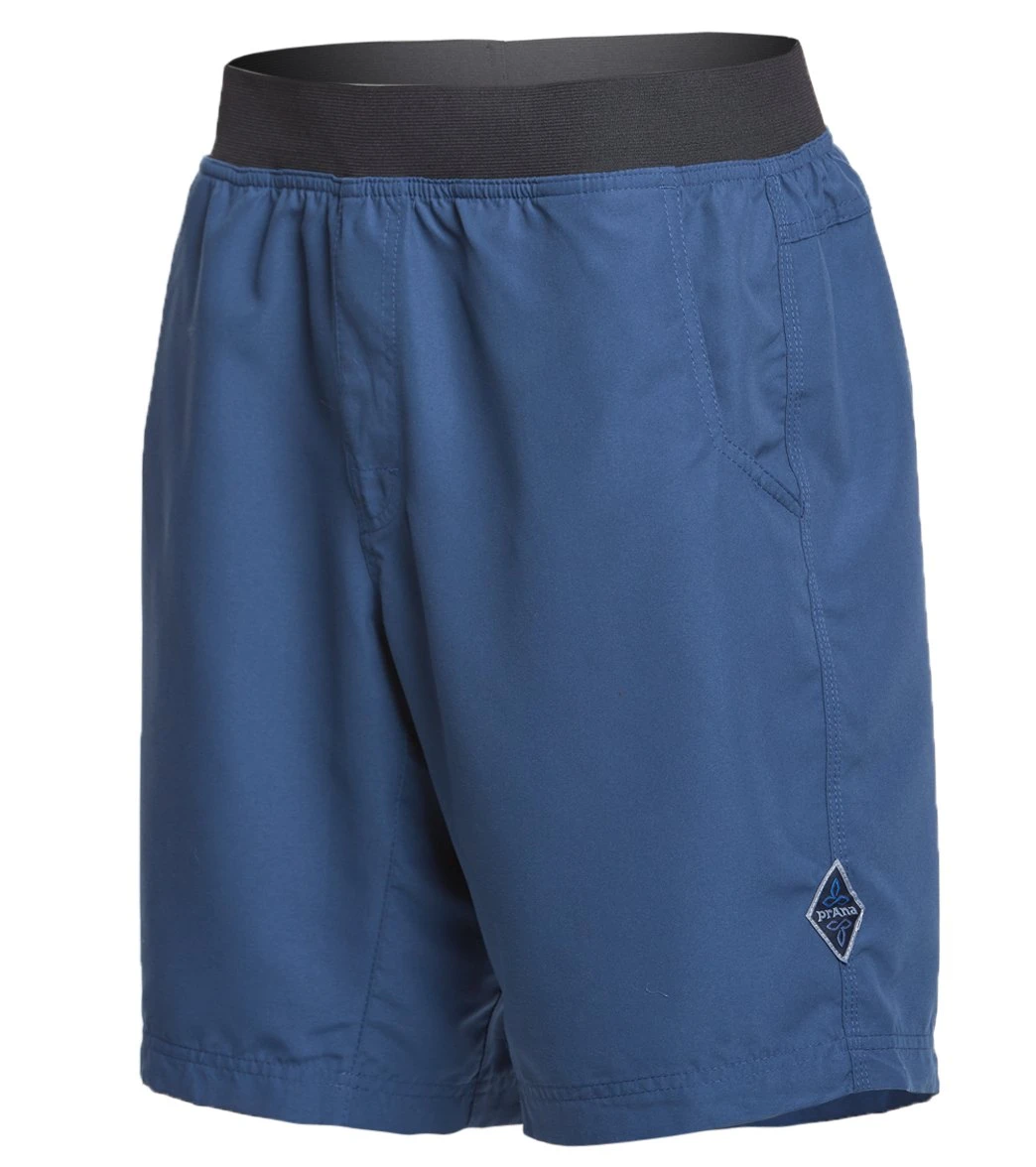 PrAna Men's Mojo Yoga Shorts Dusk Blue 3 PrAna Men's Mojo Yoga Shorts Dusk Blue