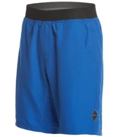 PrAna Men's Mojo Yoga Shorts Island Blue Bungalow