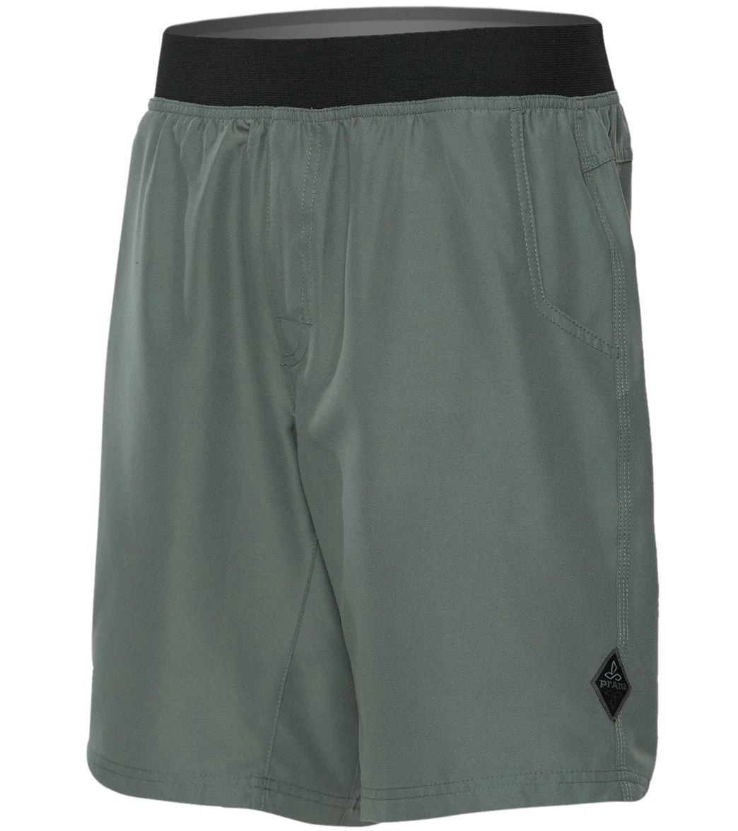 PrAna Men's Mojo Yoga Shorts Aloe 3 PrAna Men's Mojo Yoga Shorts Aloe