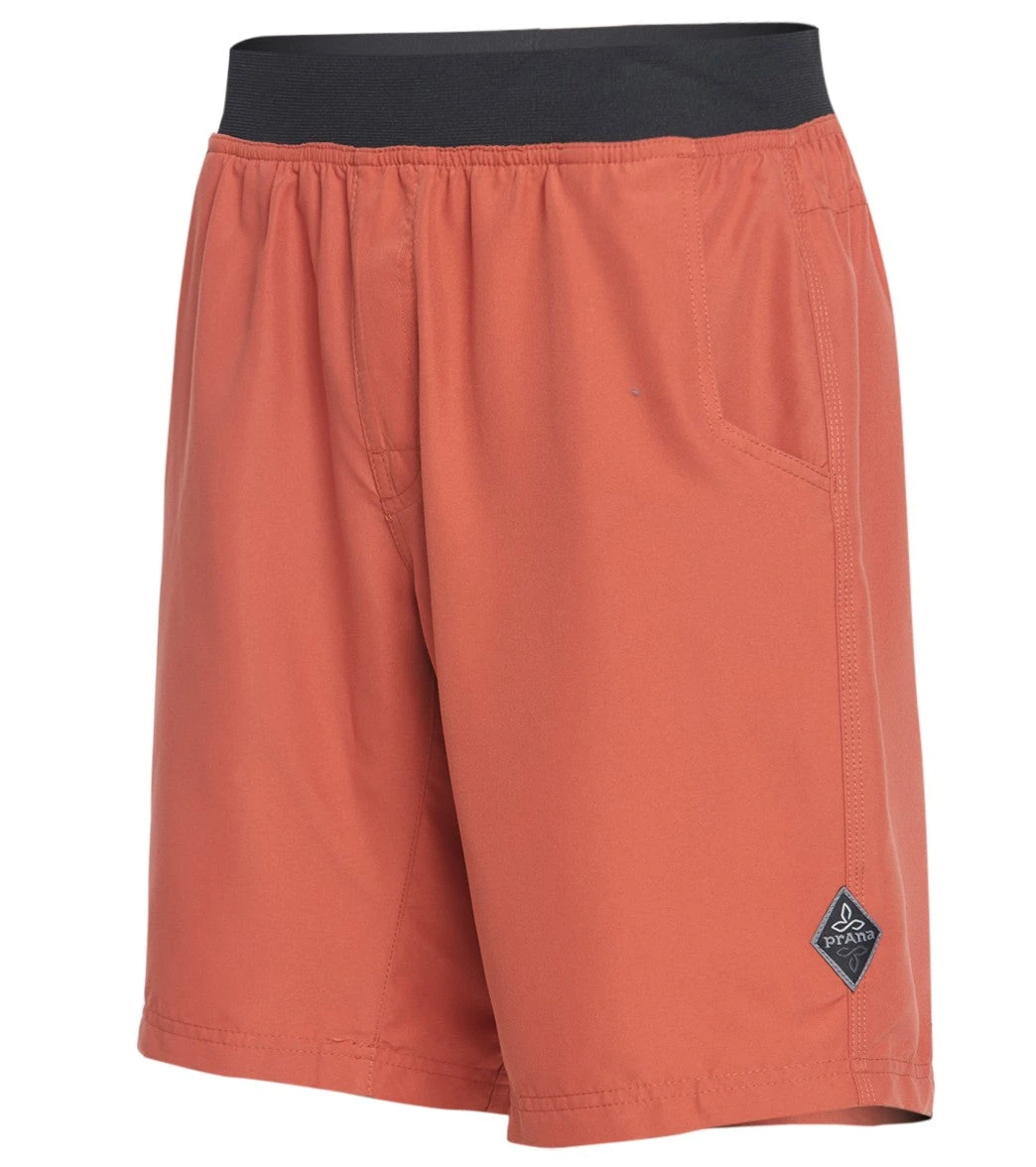 PrAna Men's Mojo Yoga Shorts Dry Chili 3 PrAna Men's Mojo Yoga Shorts Dry Chili