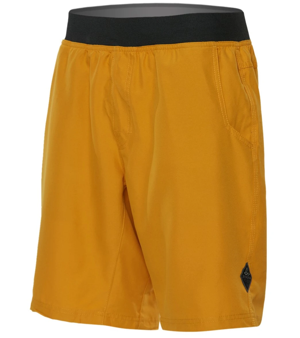 PrAna Men's Mojo Yoga Shorts Curry 3 PrAna Men's Mojo Yoga Shorts Curry