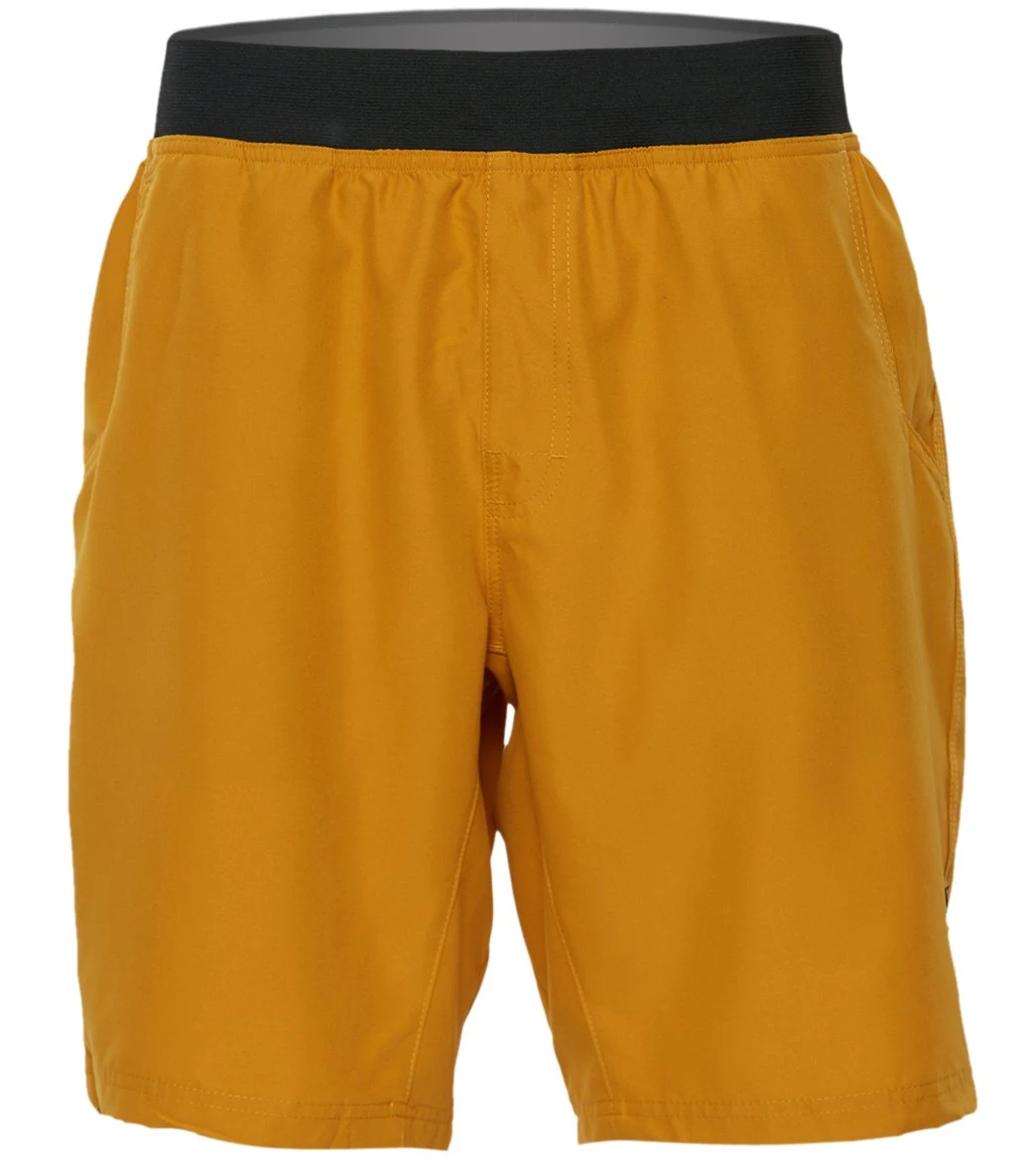 PrAna Men's Mojo Yoga Shorts Curry 5 PrAna Men's Mojo Yoga Shorts Curry - Image 3