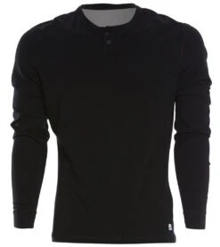 Vuori Men's Ever Henley 17 Vuori Men's Ever Henley -Prana Style 1740094636067 black