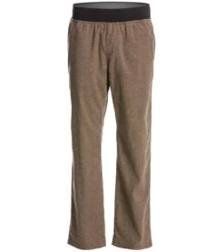 PrAna Men's Vaha Yoga Pants 34" Inseam Brown Herringbone -Prana Style 1740098142243 brownherringbone