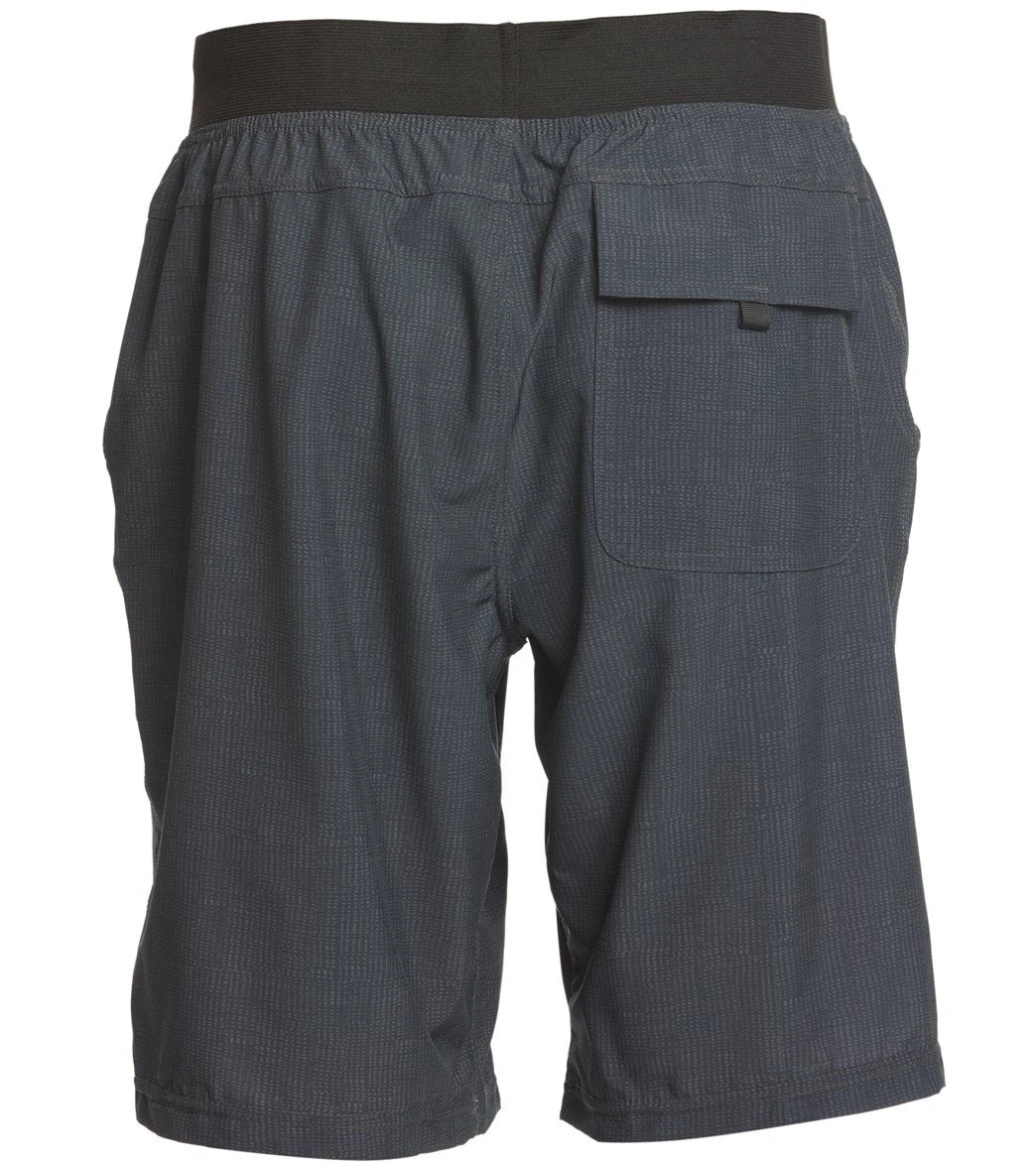 PrAna Men's Super Mojo Yoga Shorts Coal Reed 4 PrAna Men's Super Mojo Yoga Shorts Coal Reed - Image 2