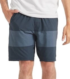 Vuori Men's Kore Yoga Shorts Ink Texture Block -Prana Style 1740131467299 inktextureblock