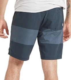 Vuori Men's Kore Yoga Shorts Ink Texture Block -Prana Style 1740131467299 inktextureblock 3a
