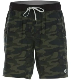 Vuori Men's Kore Yoga Shorts Olive Camo -Prana Style 1740132712483 olivecamo