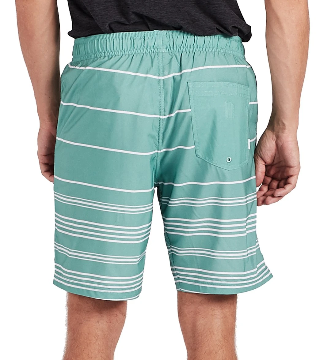 Vuori Men's Kore Yoga Shorts Aloe Stripe 4 Vuori Men's Kore Yoga Shorts Aloe Stripe - Image 2