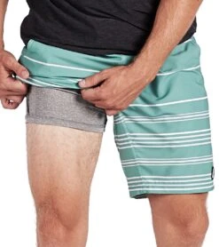 Vuori Men's Kore Yoga Shorts Aloe Stripe 10 Vuori Men's Kore Yoga Shorts Aloe Stripe -Prana Style 1740132909091 aloestripe 5a