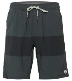 Vuori Men's Kore Yoga Shorts Charcoal Texture Block -Prana Style 1740134187043 charcoaltextureblock