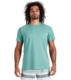 Vuori Men's Tuvalu Stretch Tee Aloe -Prana Style 1740139757603 aloe