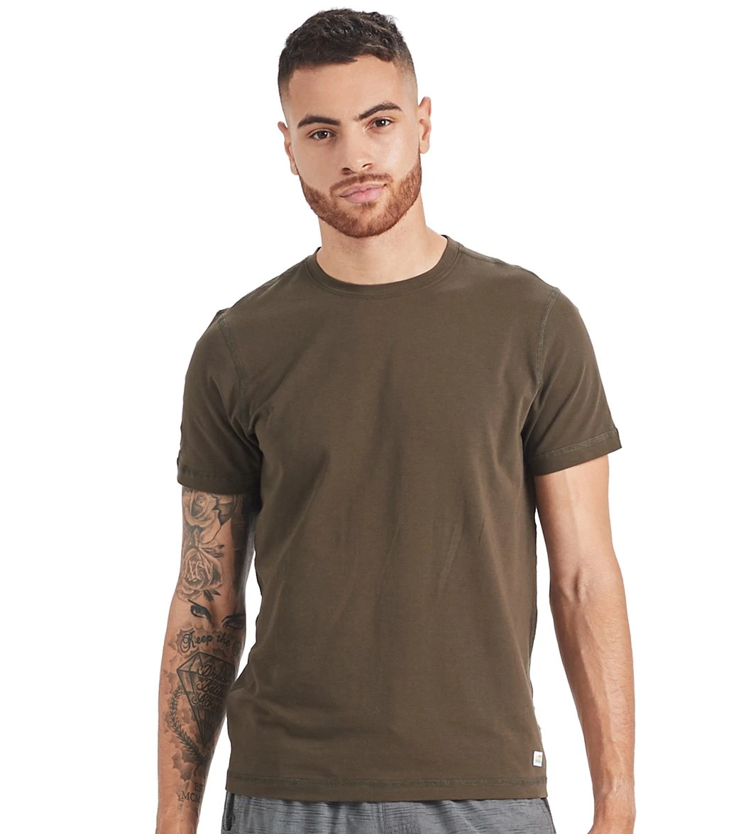 Vuori Men's Tuvalu Stretch Tee Evergreen 5 Vuori Men's Tuvalu Stretch Tee Evergreen - Image 3
