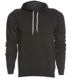 Bella + Canvas Men's Poly-Cotton Fleece Pullover Hoodie -Prana Style 1740153421859 black 1a