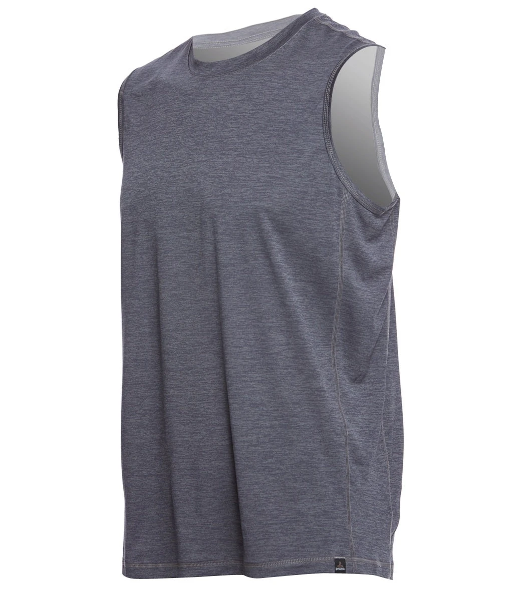 PrAna Men's Hardesty Muscle Tee Gravel 3 PrAna Men's Hardesty Muscle Tee Gravel