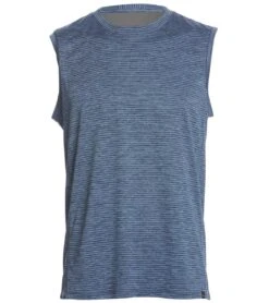 PrAna Men's Hardesty Muscle Tee Sunbleached Blue Stripe 7 PrAna Men's Hardesty Muscle Tee Sunbleached Blue Stripe -Prana Style 1740186714147 sunbleachedbluestripe