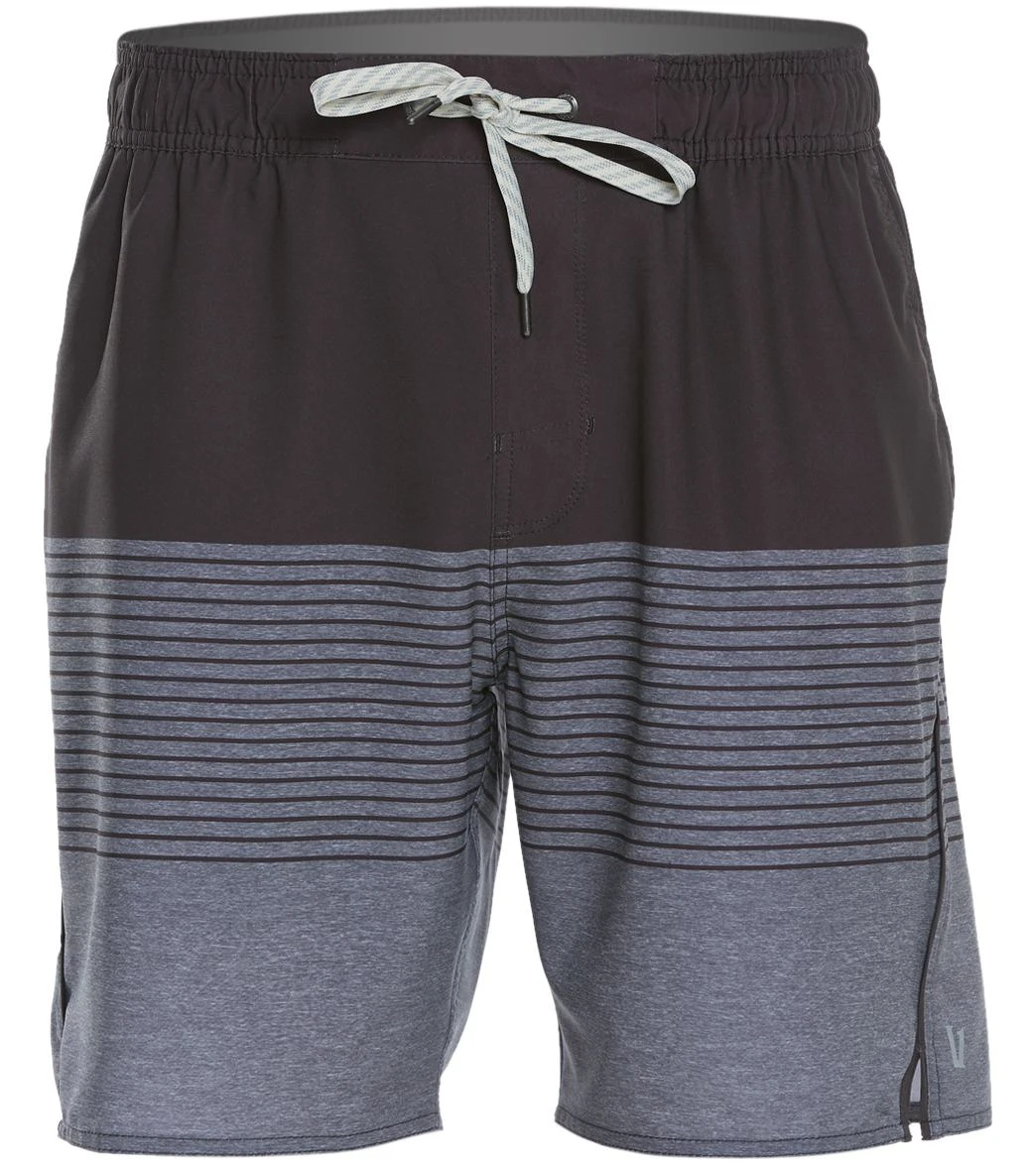 Vuori Men's Trail Yoga Shorts Espresso Stripe 5 Vuori Men's Trail Yoga Shorts Espresso Stripe - Image 3