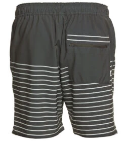 Vuori Men's Trail Yoga Shorts Charcoal Natural Stripe -Prana Style 1740198871075 charcoalnaturalstripe 3a