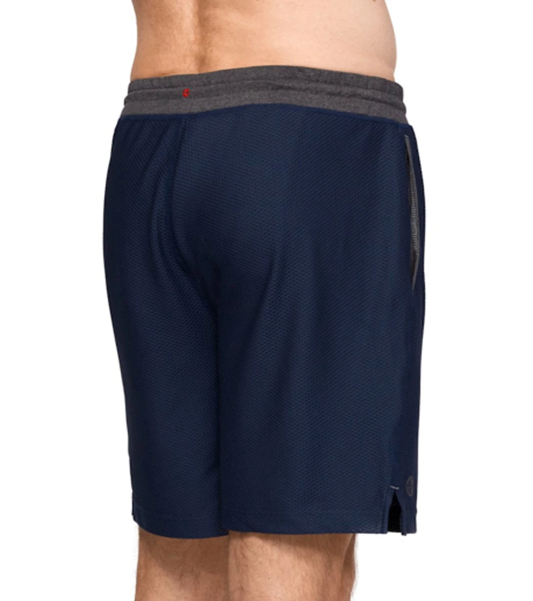 Manduka Men's Performance Mesh Yoga Shorts Midnight 3 Manduka Men's Performance Mesh Yoga Shorts Midnight