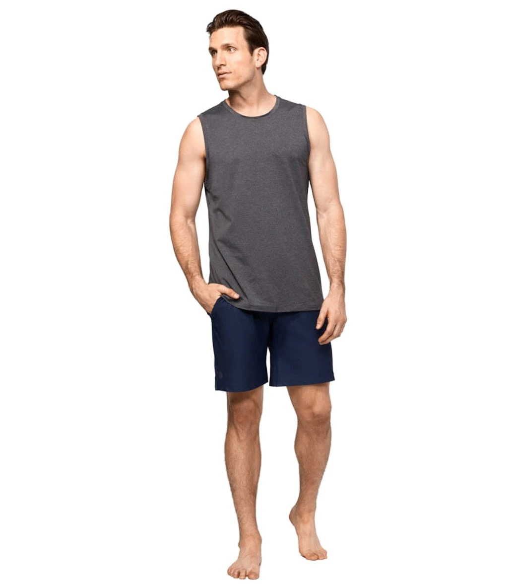 Manduka Men's Performance Mesh Yoga Shorts Midnight 4 Manduka Men's Performance Mesh Yoga Shorts Midnight - Image 2