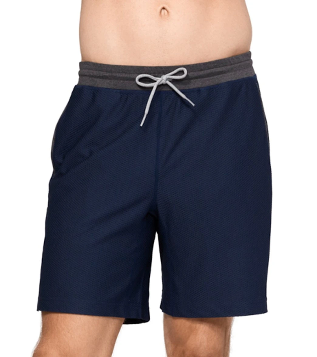 Manduka Men's Performance Mesh Yoga Shorts Midnight 5 Manduka Men's Performance Mesh Yoga Shorts Midnight - Image 3