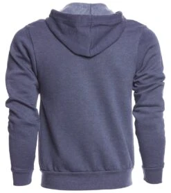 Bella + Canvas Men's Sponge Fleece Full Zip Hoodie -Prana Style 1740237570083 heathernavy 3a