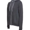 Bella + Canvas Men's Sponge Fleece Full Zip Hoodie Dark Grey Heather -Prana Style 1740238192675 darkgreyheather 2a 1