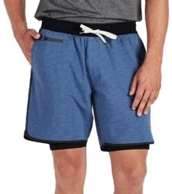 Vuori Men's Stockton Shorts Sea Linen Texture -Prana Style 1740294357027 sealinentexture
