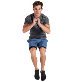 Vuori Men's Stockton Shorts Sea Linen Texture -Prana Style 1740294357027 sealinentexture 4a