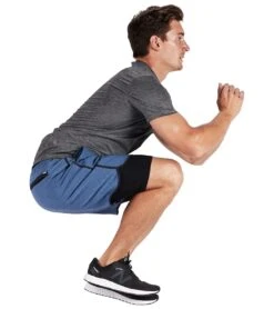 Vuori Men's Stockton Shorts Sea Linen Texture -Prana Style 1740294357027 sealinentexture 5a