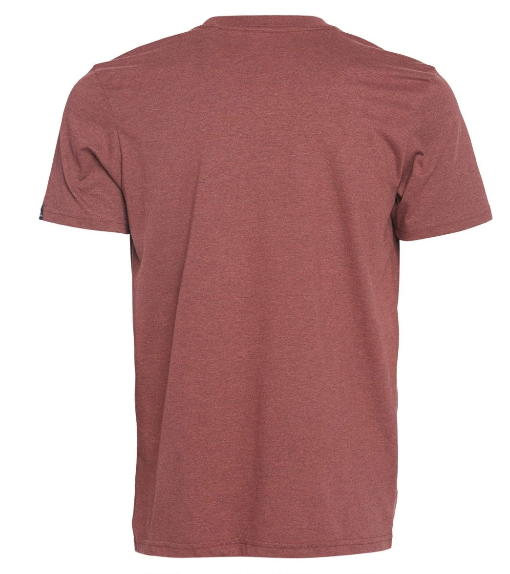PrAna Men's PrAna Crew Tee Maple Heather 3 PrAna Men's PrAna Crew Tee Maple Heather