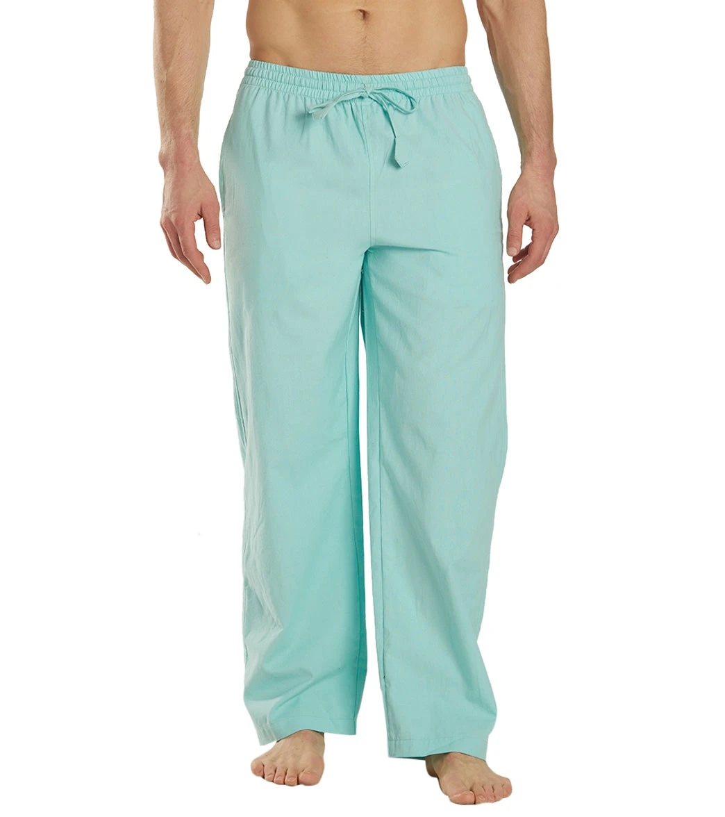 Yak & Yeti Men's Washed Out Yoga Meditation Lounging Pants Natural 8 Yak & Yeti Men's Washed Out Yoga Meditation Lounging Pants Natural - Image 6