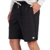 Vuori Men's Banks Shorts Black Herringbone Texture -Prana Style 1740334792739 blackherringbonetexture 2a