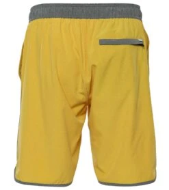 Vuori Men's Banks Shorts Saffron Linen Texture -Prana Style 1740336201763 saffronlinentexture 3a