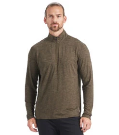 Vuori Men's Ease Performance Yoga 1/2 Zip Evergreen Heather 11 Vuori Men's Ease Performance Yoga 1/2 Zip Evergreen Heather -Prana Style 1741818003491 evergreenheather 1