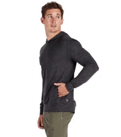 Vuori Men's Ponto Performance Yoga Pullover -Prana Style 1741818855459 charcoalheather 2a 1