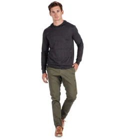 Vuori Men's Ponto Performance Yoga Pullover Charcoal Heather -Prana Style 1741818855459 charcoalheather 4a