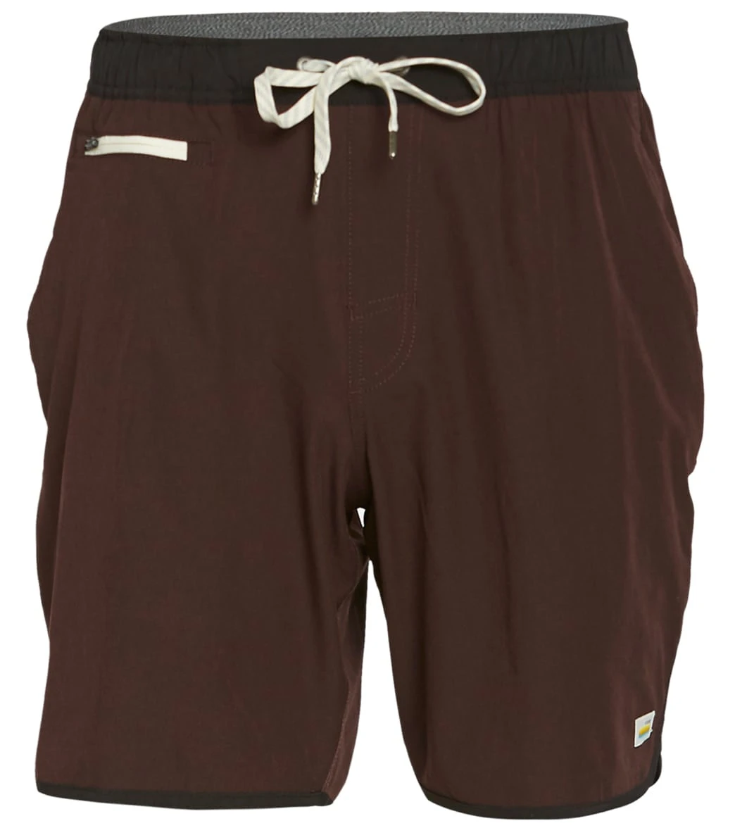 Vuori Men's Banks Shorts Oxblood Linen Texture 5 Vuori Men's Banks Shorts Oxblood Linen Texture - Image 3