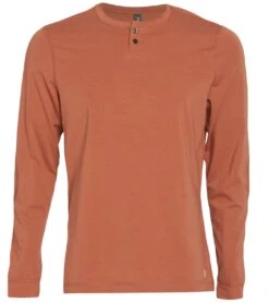 Vuori Men's Ever Henley 25 Vuori Men's Ever Henley -Prana Style 4345615712299 copper 1a