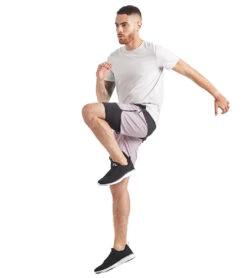 Vuori Men's Stockton Shorts Black Fig Stripe -Prana Style 4345897025579 blackfigstripe 5a