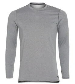 Under Armour Men's UA ColdGear Fitted Crew -Prana Style 4473486770219 charcoallightheatherblack