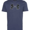 Under Armour Men's Big Logo Short Sleeve Tee 2 Under Armour Men's Big Logo Short Sleeve Tee -Prana Style 4473486835755 blueinkblack 1a