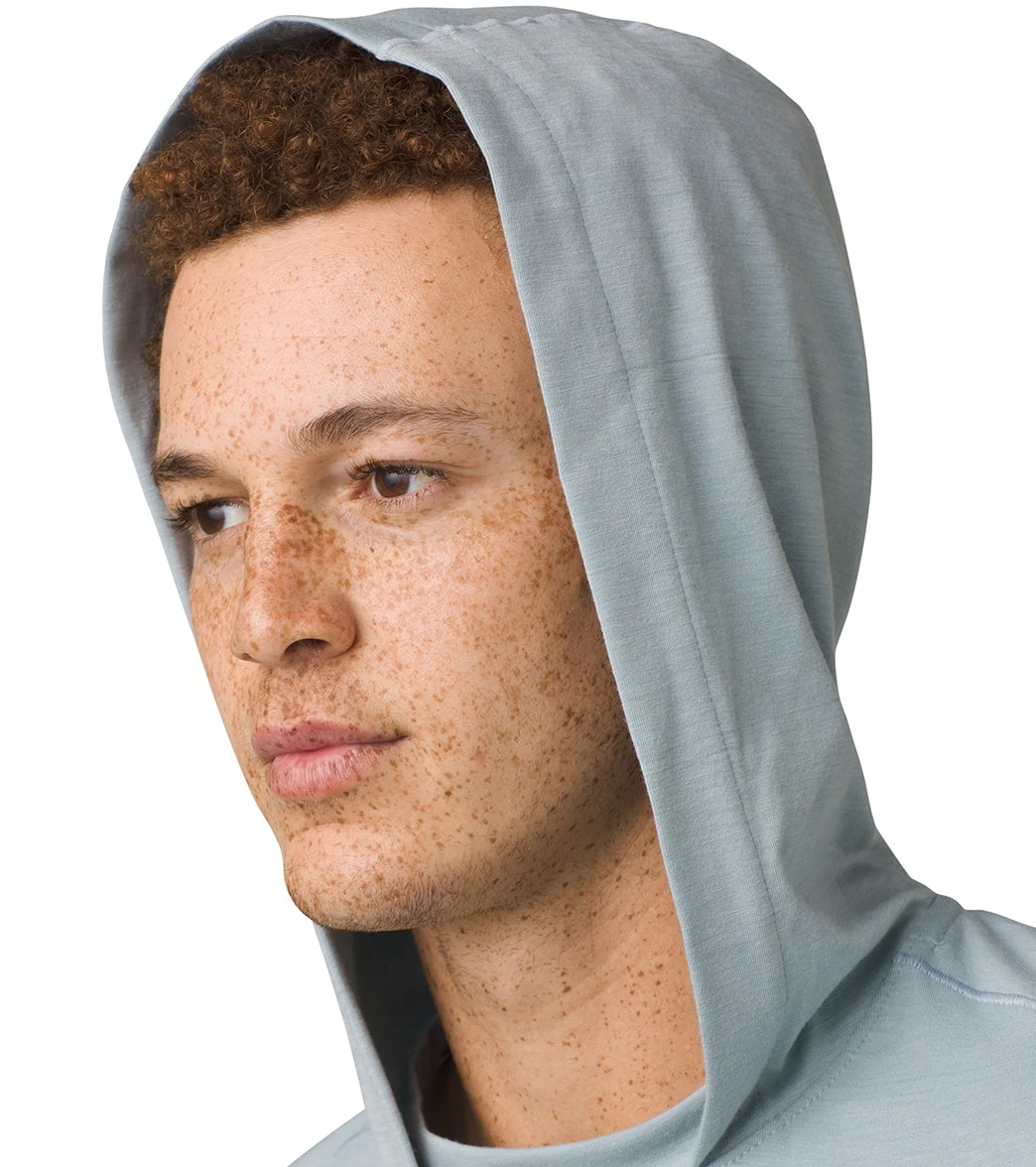 PrAna Men's Watchtower Long Sleeve Hoodie Luna Blue 4 PrAna Men's Watchtower Long Sleeve Hoodie Luna Blue - Image 2