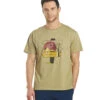 Yak & Yeti Men's T Shirt Be Free Be Kind -Prana Style 6577628381227 beige 1a
