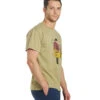 Yak & Yeti Men's T Shirt Be Free Be Kind Beige -Prana Style 6577628381227 beige 2a