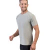 Rhone Men's Reign Short Sleeve Shirt Light Gray Heather -Prana Style 6585209225259 lightgrayheather 2a 1
