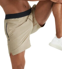 Rhone Men's 7" Mako Shorts Unlined Coconut Husk -Prana Style 6585209487403 coconuthusk 4a