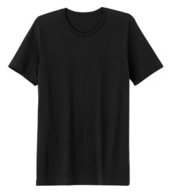 Bella + Canvas The Crew Tee -Prana Style 6646905667627 solidblacktriblend 4a 1
