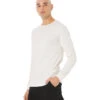 Bella + Canvas Sueded Airlume Long Sleeve Tee Vintage White -Prana Style 6646910353451 vintagewhite 2a